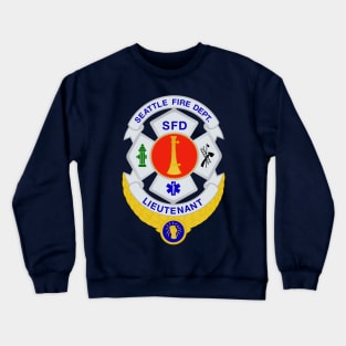 STATION 19 - LIEUTENANT - BADGE Crewneck Sweatshirt